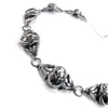 Scarab choker in sterling silver or 10k gold