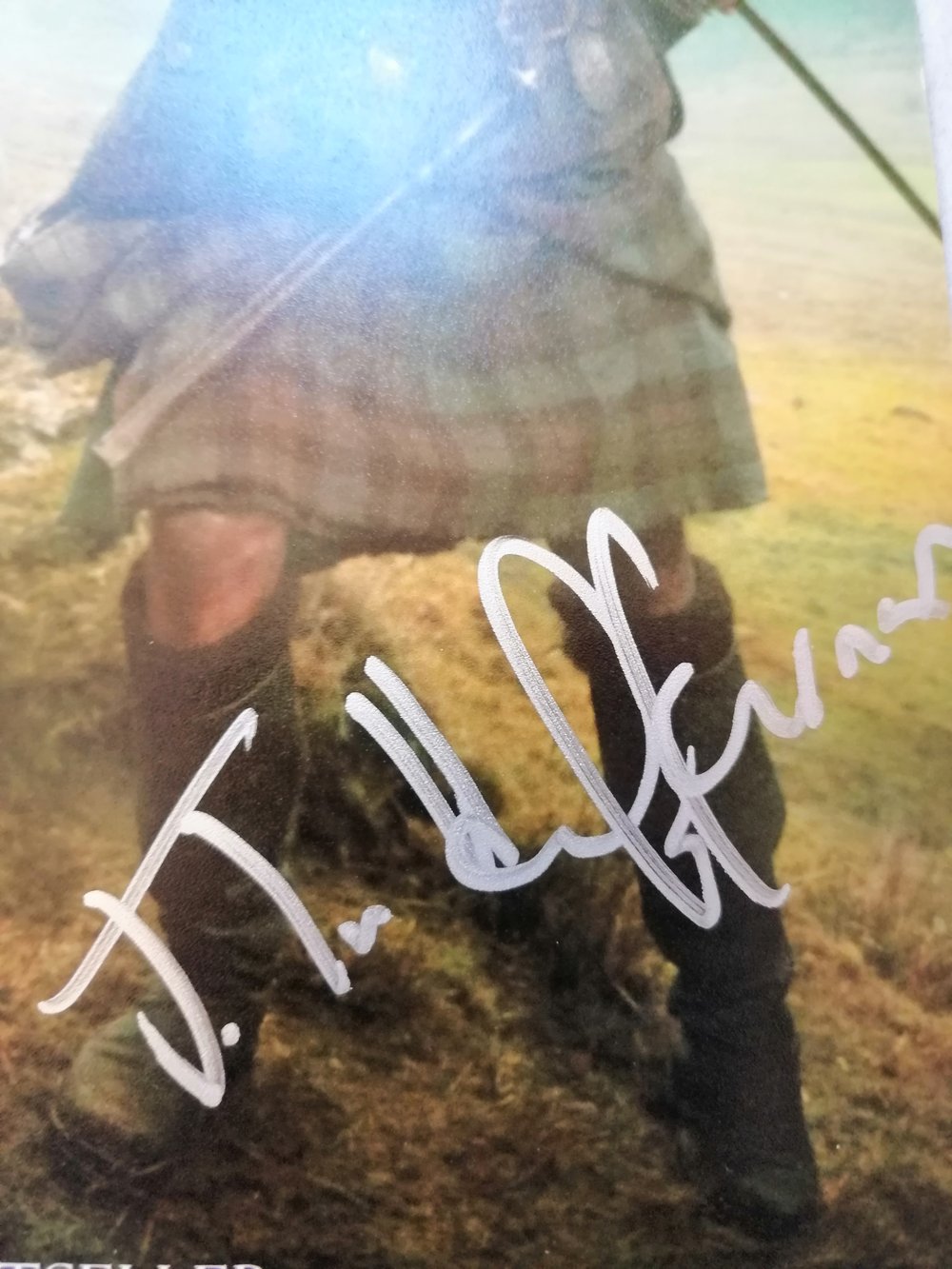 John Heffernan Signed Outlander 10x8