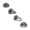 Fleur du Mal ring in sterling silver or gold
