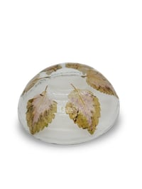 Image 2 of Hand Picked Leaf Crystal Dish