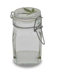 Image 4 of Happy Hemp Square Stash Jar