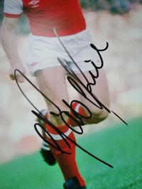 Image 2 of Arsenal Pat Rice Signed 10x8