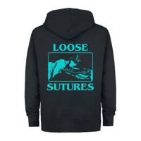 Image 1 of Loose Sutures vinyl Zip Hoodie