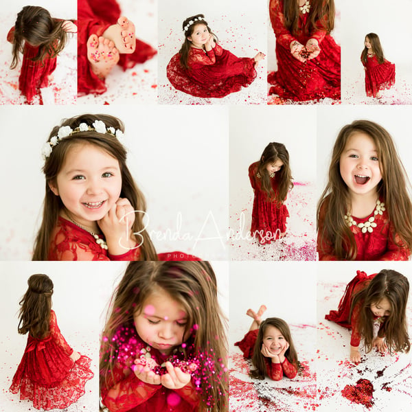 Image of Glitter - White Background - Kids Only