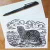 River Otter greeting card