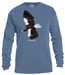 Image of Steller's Sea Eagle dyed long sleeve t-shirt