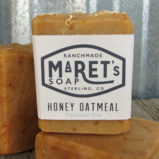 HONEY OAT FRAGRANCE FREE SOAP