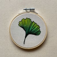 Image 3 of Ginkgo embroidery