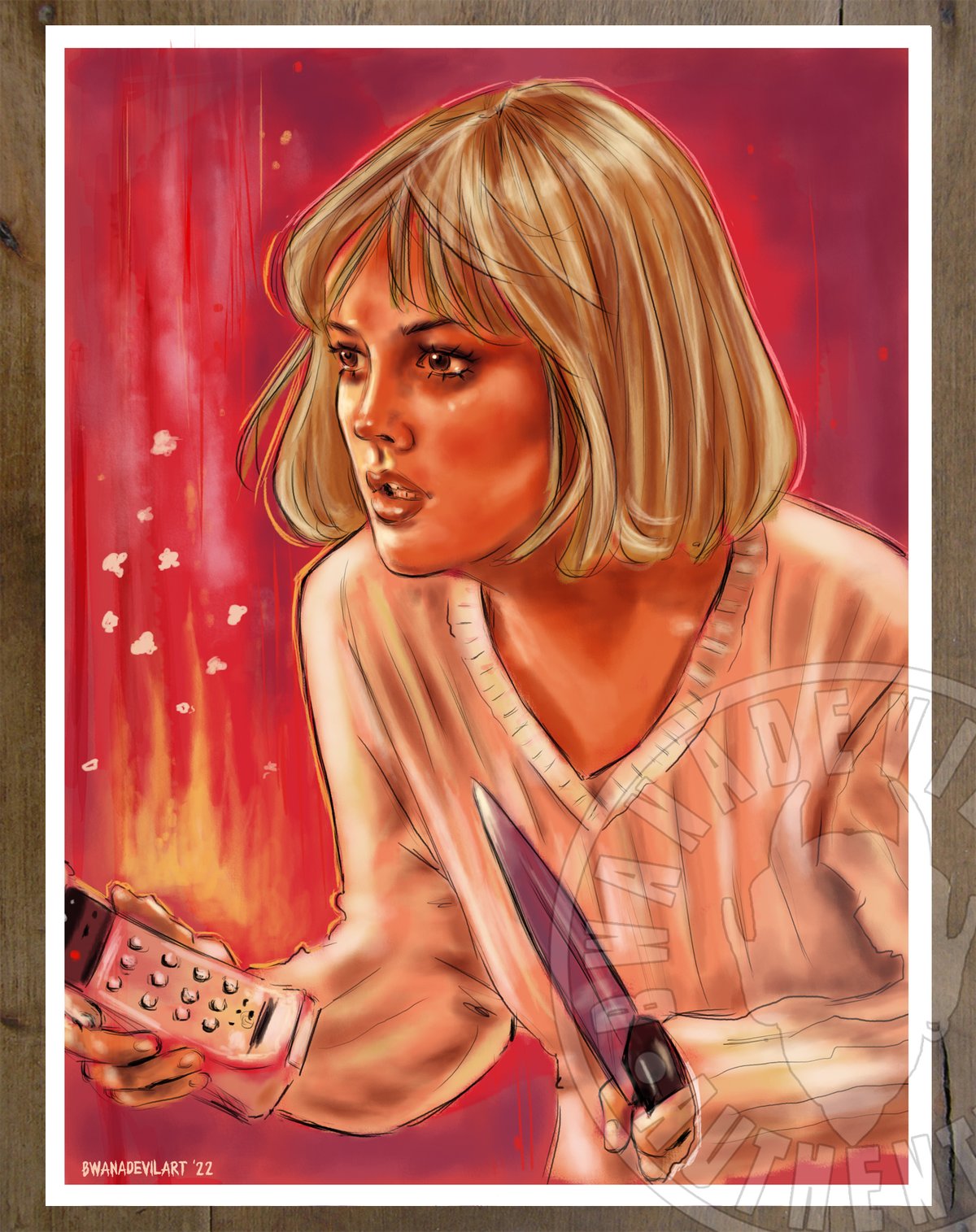 Image of Casey Scream 9x12 Art prints