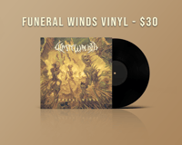 Funeral Winds vinyl!  ONLY 10 BUCKS CHRISTMAS CLEARANCE SALE! Less than 10 left! 