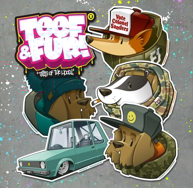 Teef & Fur Sticker Pack