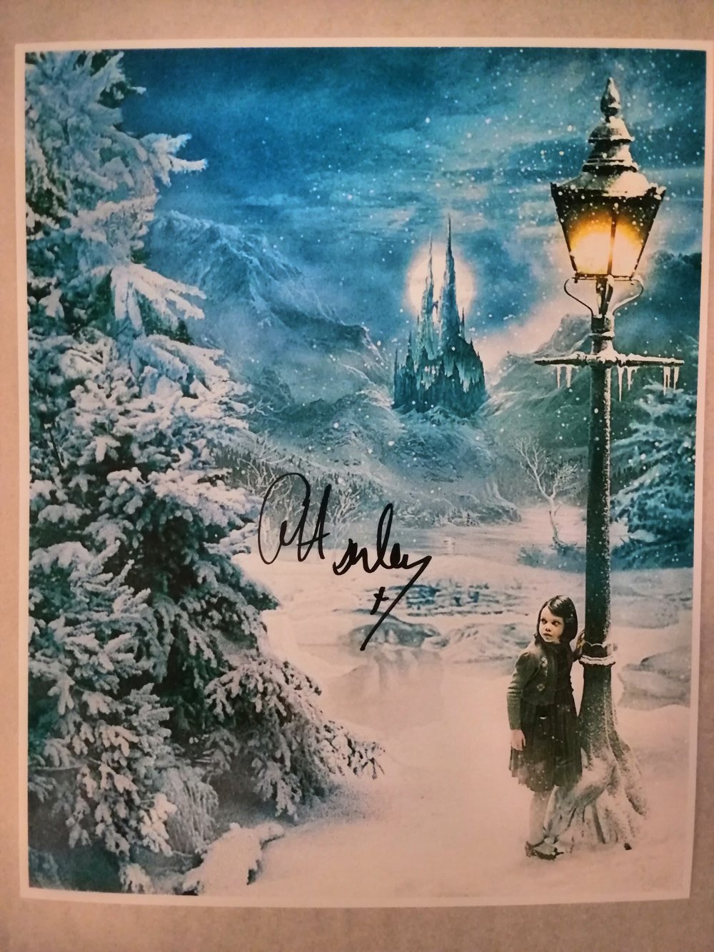 Georgie Henley Lion Wicth and Wardrobe Signed 10x8