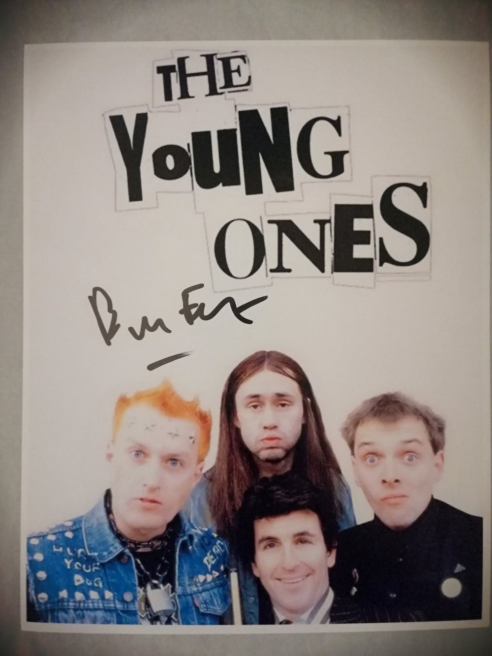 The Young Ones Writer Ben Elton Signed 10x8