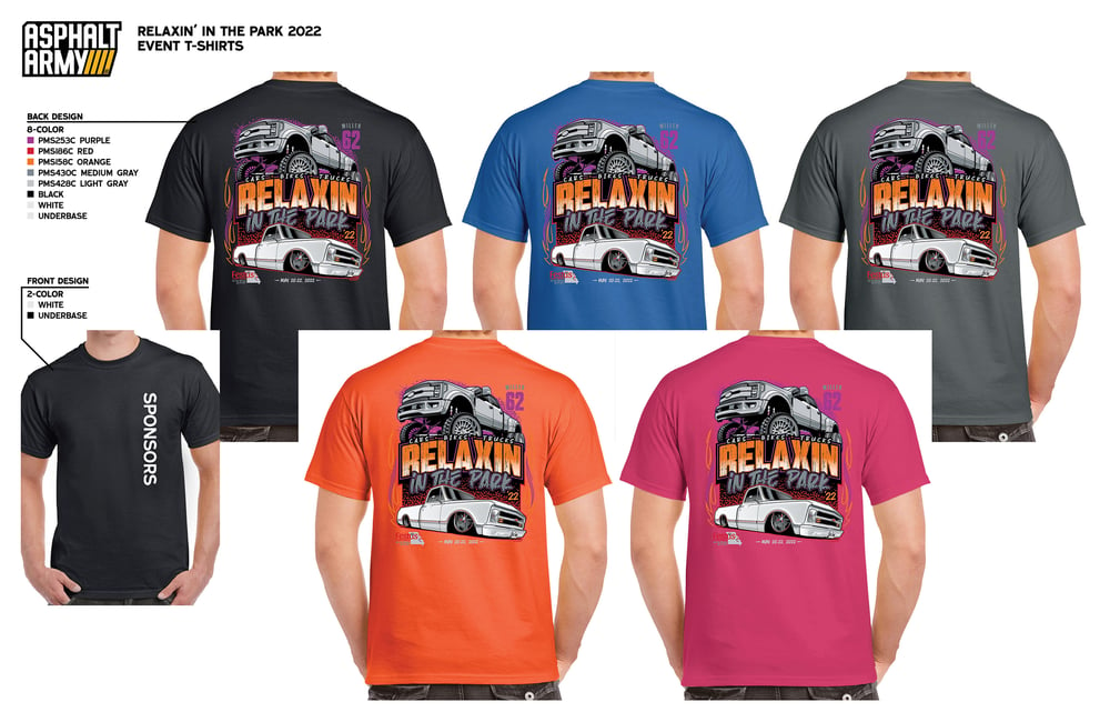 Image of Relaxin' In The Park 2022 Event Shirt
