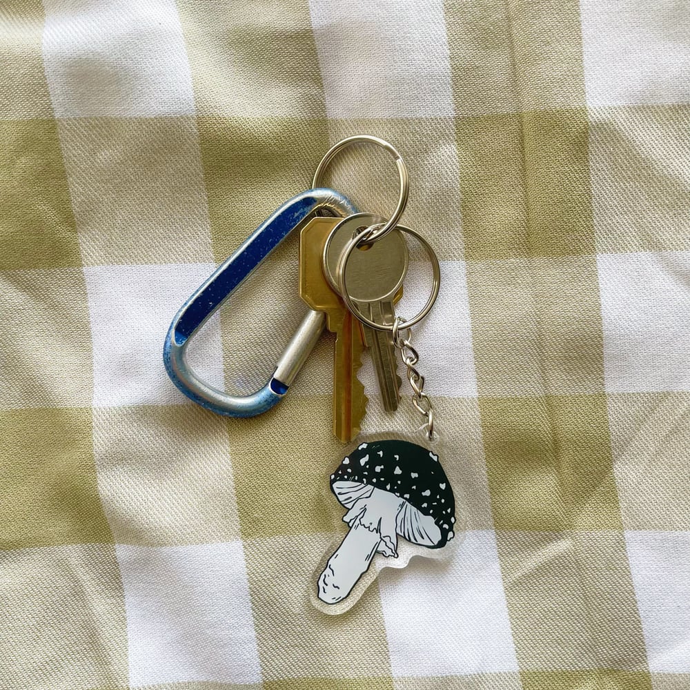 Mushroom Keychain