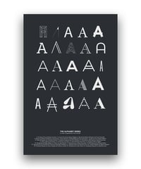 Image of Alphabet Series - Dark