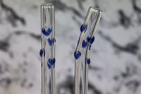Image 3 of Borosilicate Glass Hearts Gift Set - Blue Blizzard