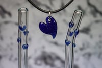 Image 4 of Borosilicate Glass Hearts Gift Set - Blue Blizzard