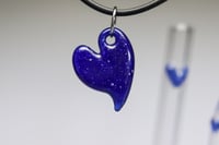 Image 2 of Borosilicate Glass Hearts Gift Set - Blue Blizzard
