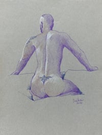 Stephen in Purple - ORIGINAL