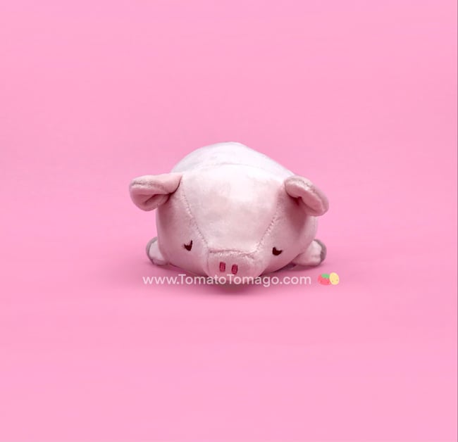 Marshmallow Animal Mascot - Pig