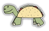 Taco Turtle Sticker (Waterproof)