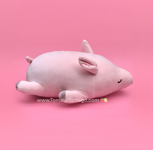 Marshmallow Animal Bolster - Pig