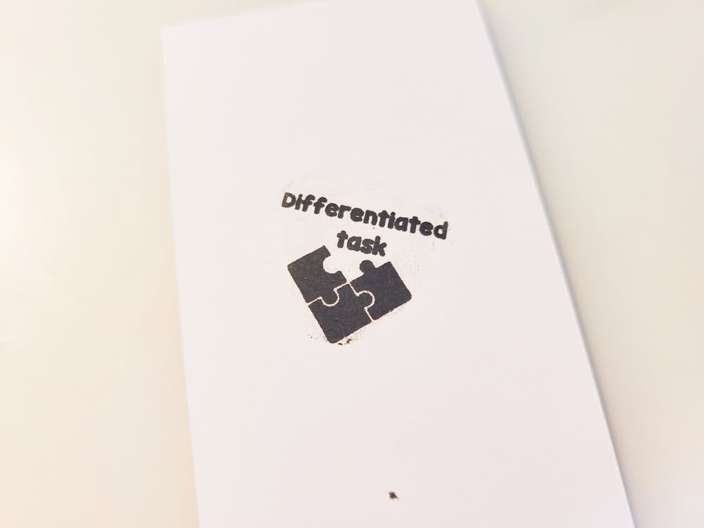 Differentiated Task Stamp