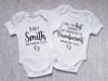 Pregnancy Announcement Bodysuit