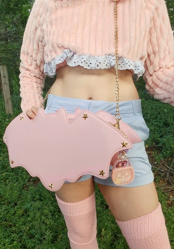 Image of FLAWED BAGS - FINAL AVAILABILITY Pastel Large Bat Purses