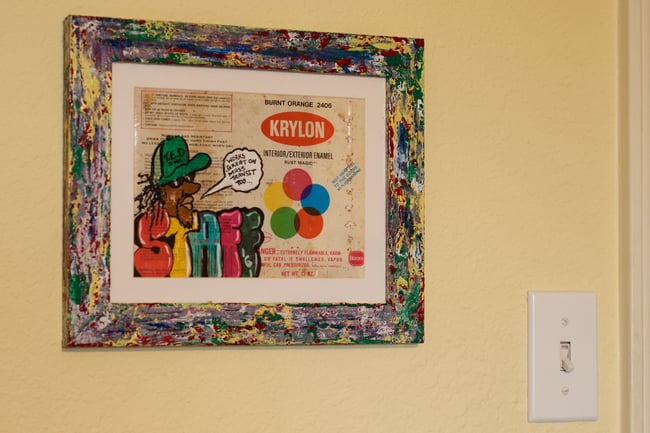 WORKS ON MASS TRANSIT VINTAGE KRYLON LABEL