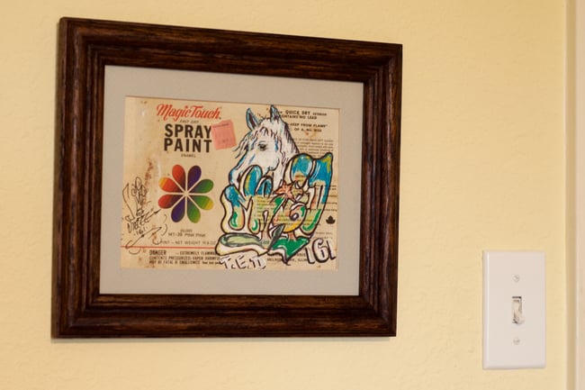 MISTER ED HORSE HEAD VINTAGE LABEL