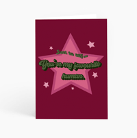 Image 1 of Favourite Human Card