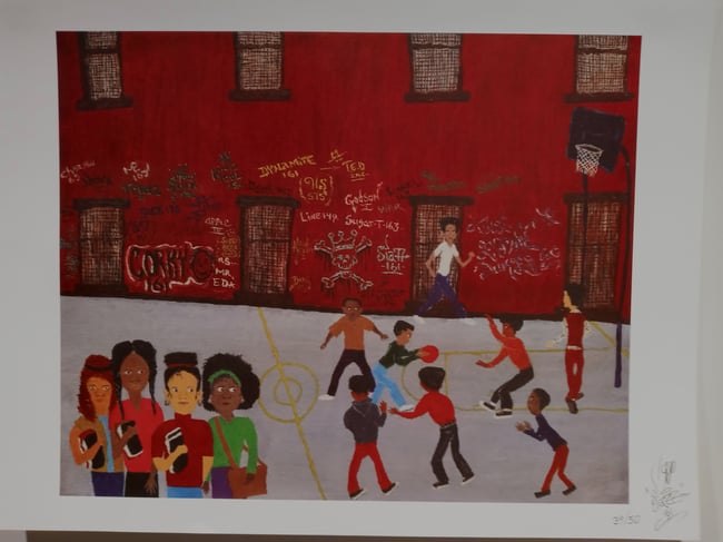 TAGS ON THE SCHOOL YARD WALL!