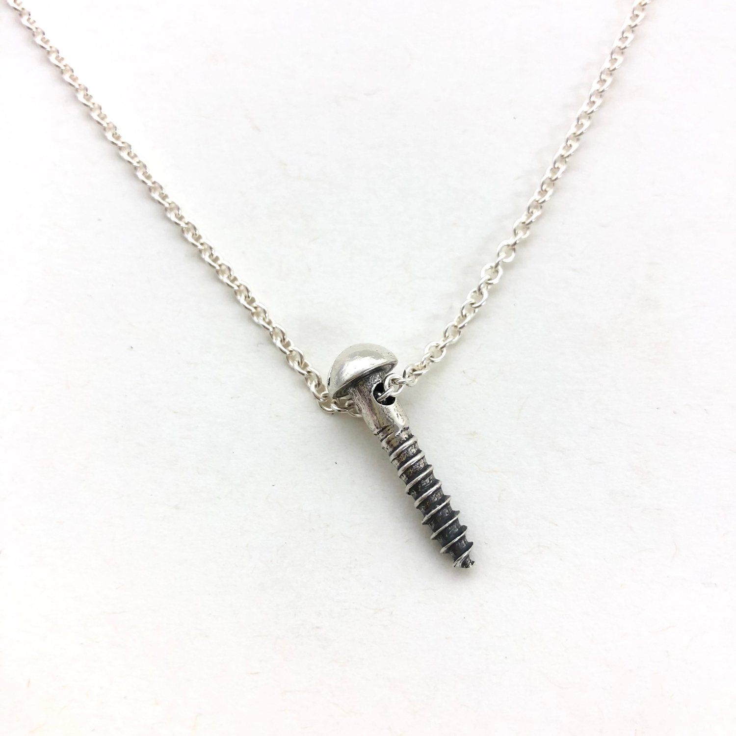 Image of screw necklace