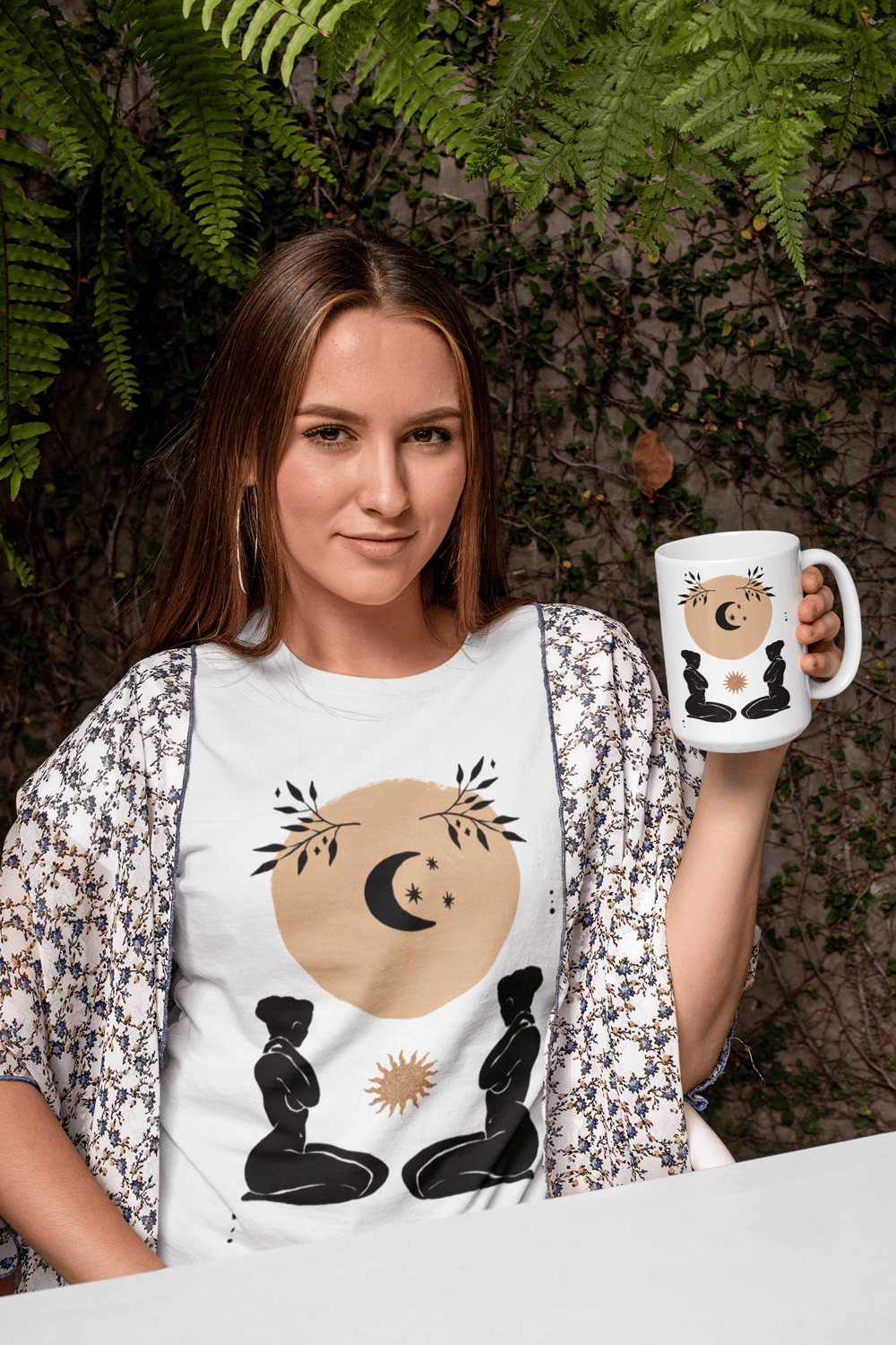 Image of Magical Twins Mug and T-shirt