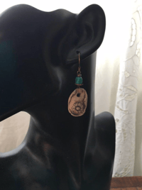 Image 2 of Floral earrings / n43