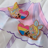 Image 4 of Vocaloid Pride Enamel Pins (Len sale!)
