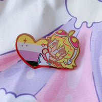 Image 5 of Vocaloid Pride Enamel Pins (Len sale!)