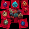 7 Chakras Ornament Set