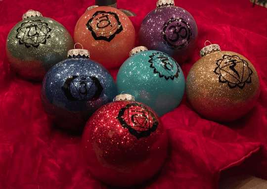 7 Chakras Ornament Set