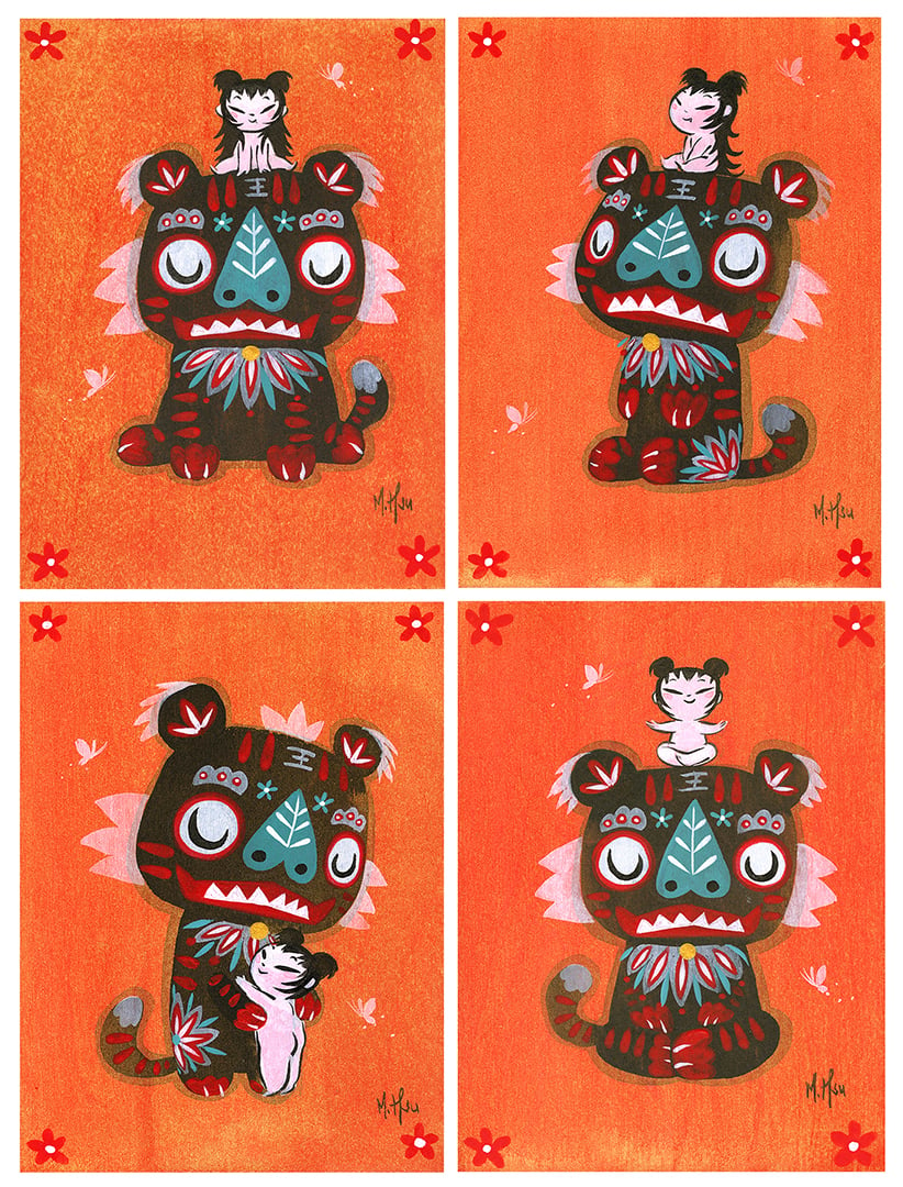 Year of the Tiger | 4-Pack Ed. 1 Prints