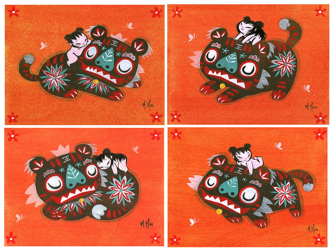 Year of the Tiger | 4-Pack Ed. 2 Prints
