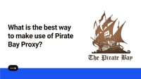 Piratebay working proxy websites list