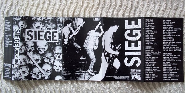 Image of Siege - "Drop Dead" cassette (ltd 100)