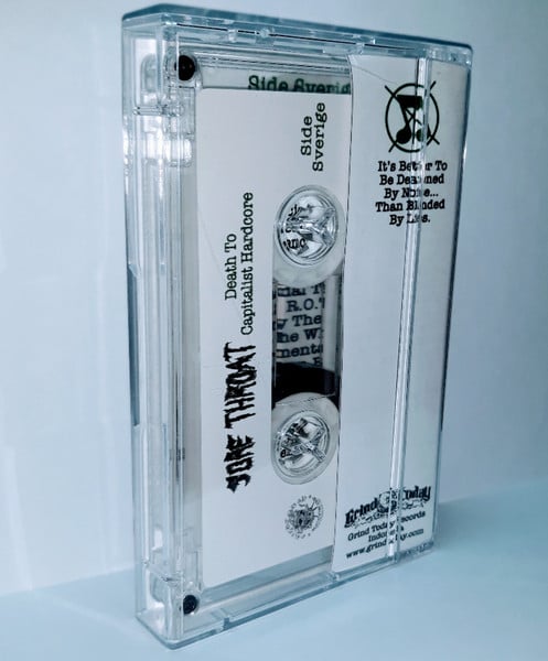 Image of Sore Throat – "Death To Capitalist Hardcore" cassette (ltd 100)