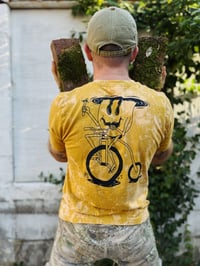 Image 3 of Penny Portal Tee - Mustard Bleach Dye