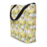 Image 5 of Lemons Large Tote Bag w/ Pocket