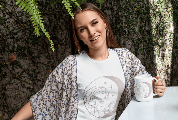 Image of Lunar Goddess Mug and T-shirt