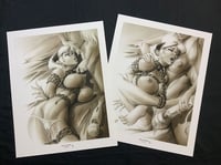 "Anya Serves and Tina Rewards" Reproduction Print Set